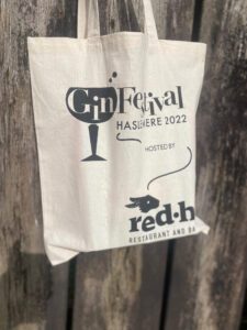 Haslemere gin festival 2022 cotton tote
