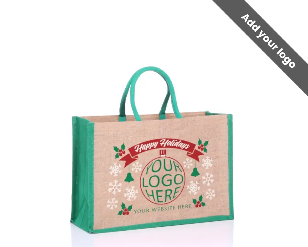 Christmas jute bag with my logo