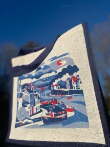 Sykes Holiday Cottages branded jute bags