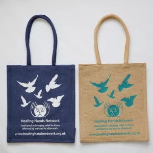 healing hands jute bags