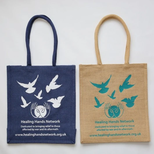 healing hands jute bags