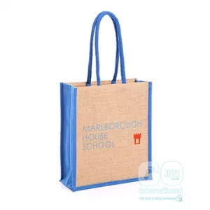 Marlborough House School jute bags