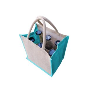 Milk Bottle Jute Bag