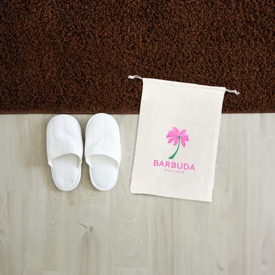 Casual shoe in house or bedroom